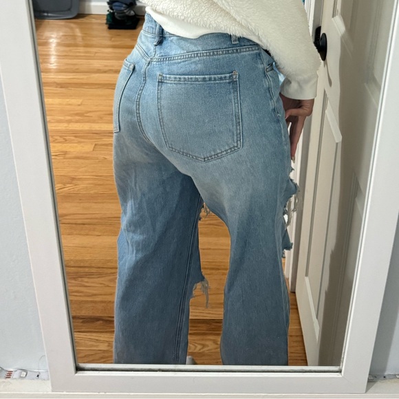 Baggy Straight Leg Jeans - Picture 2 of 4